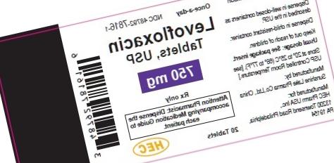 Ciprofloxacin hec pharm 750 mg