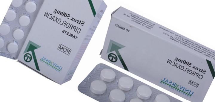 ciprofloxacin 500 mg qid