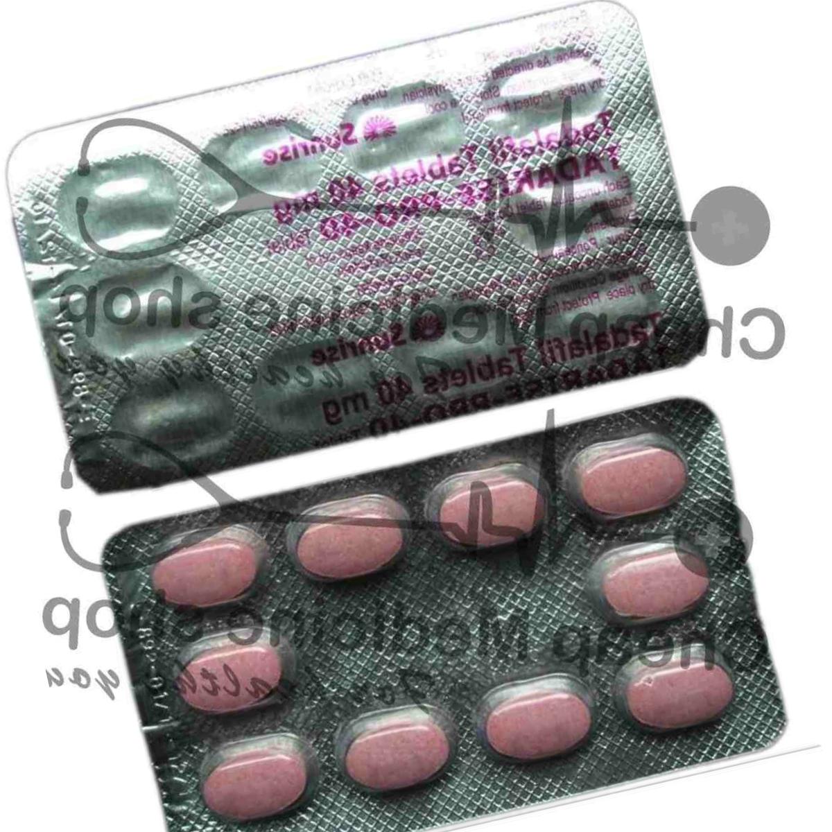 Tadalafil 40 mg sunrise
