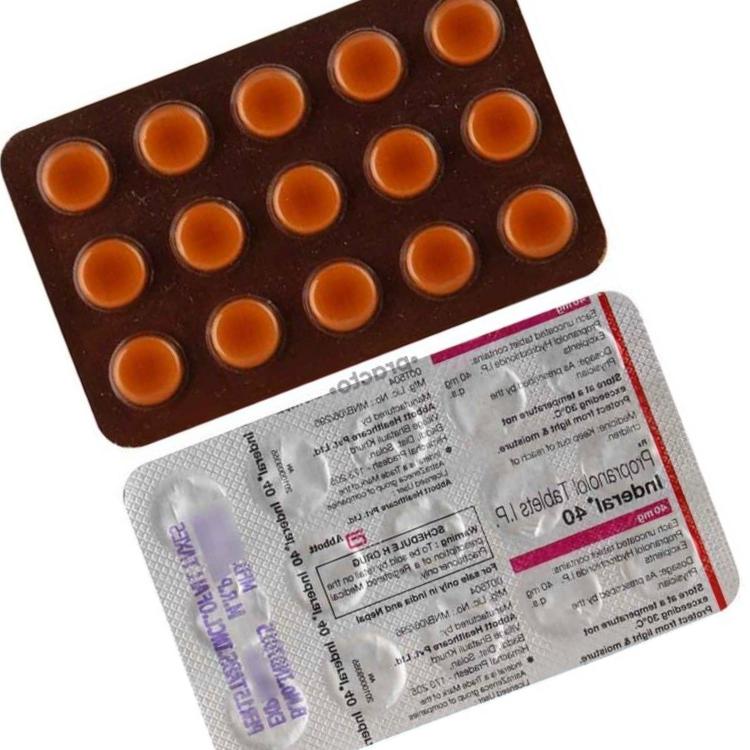 Inderal 40 mg propranolol cloridrato Inderal 40 mg propranolol cloridrato
