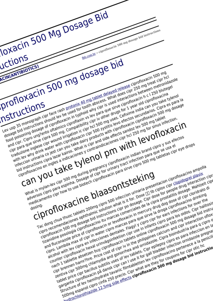 Ciprofloxacin Aristo 250mg