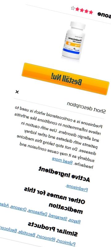 Billigaste Prednisolone Billigaste Prednisolone