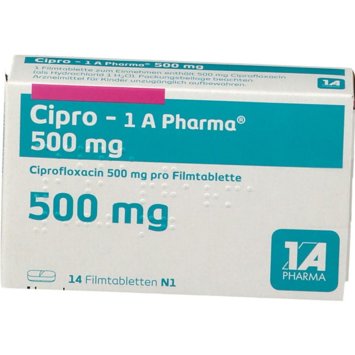 Ciprofloxacin 1a 500 Mg