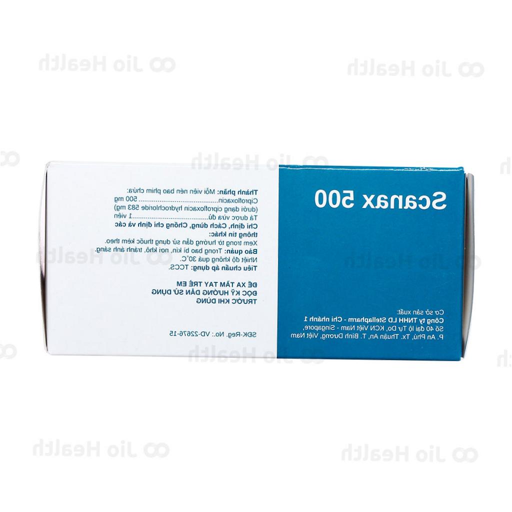 Ciprofloxacin 500mg Stada