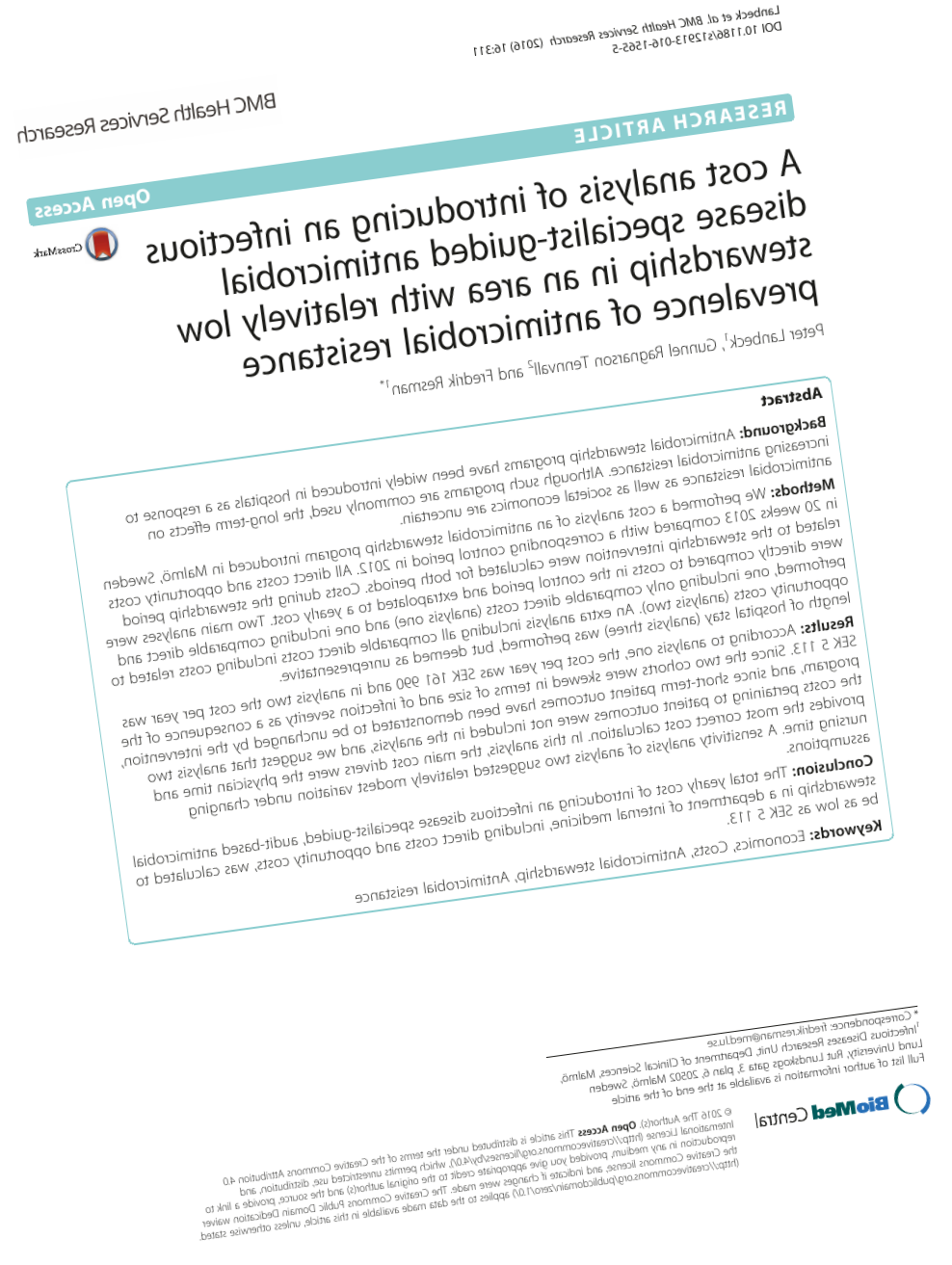ciprofloxacin pris sverige
