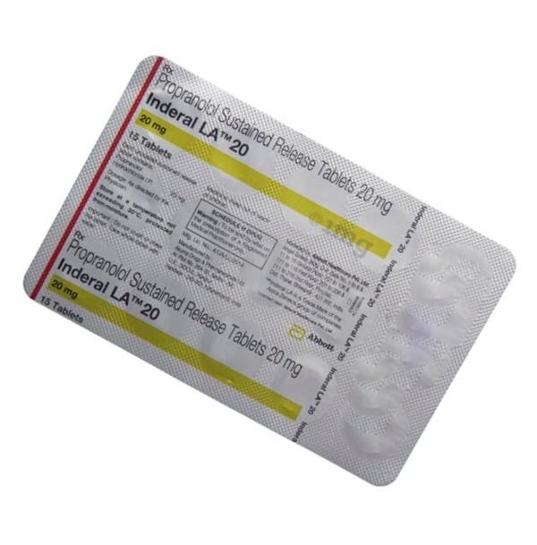 Propranolol la 20 mg