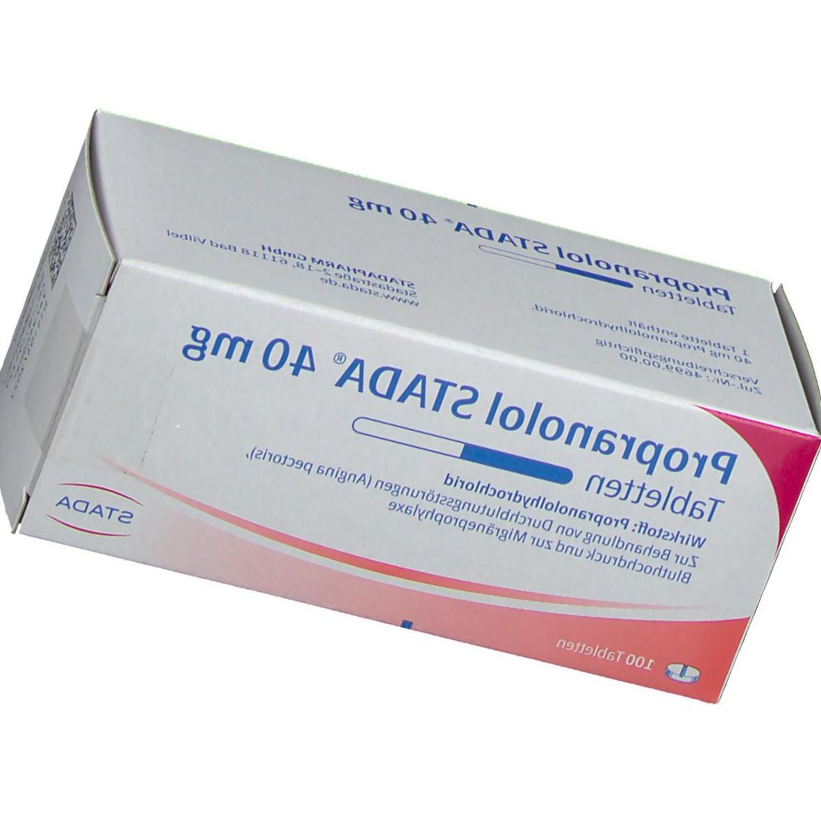 Propranolol zentiva 40 mg