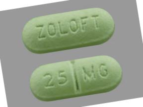 Zoloft hcl 25 mg